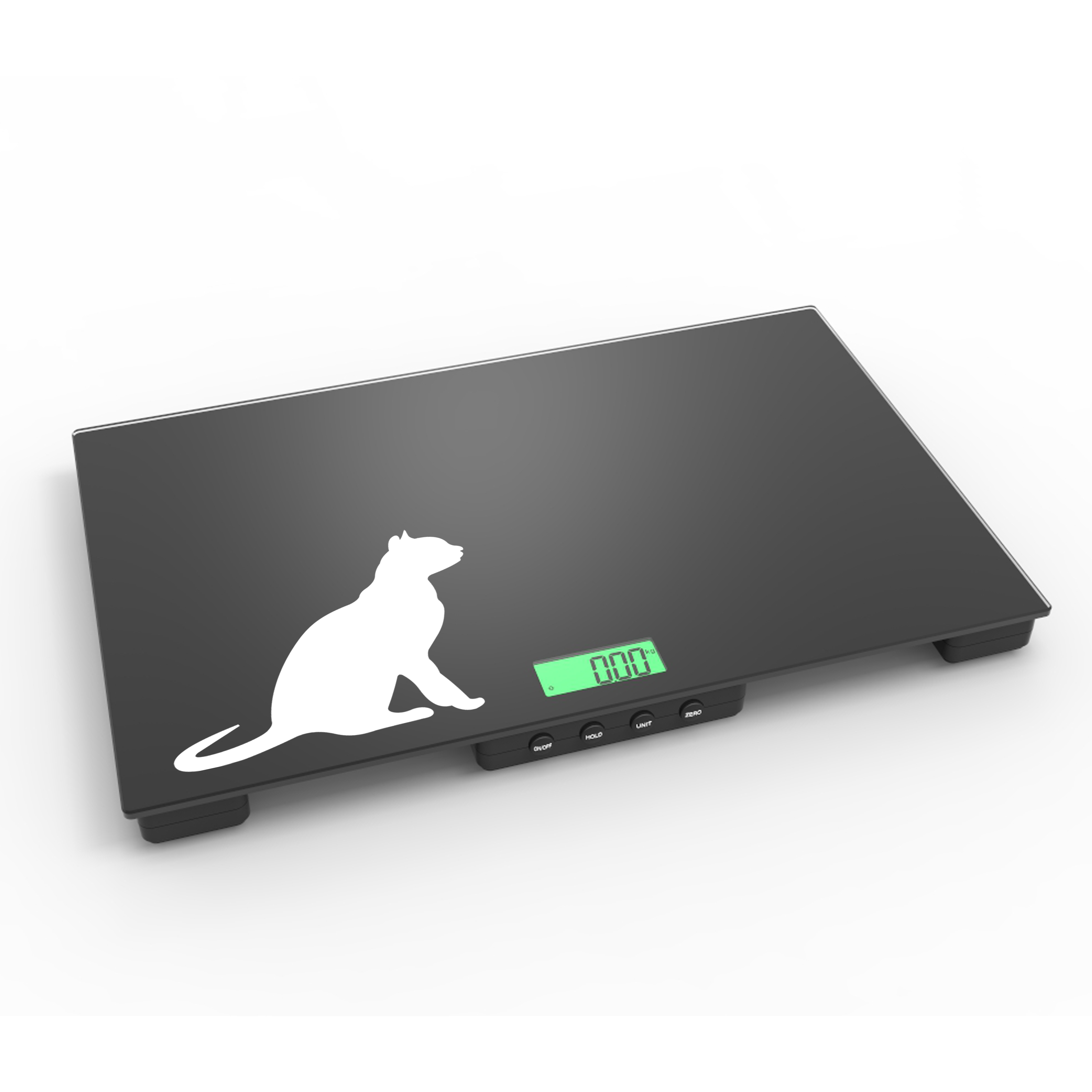 FCW-G 150kg animal weighing tempered glass pet scale weighing dog weighing cat Animal dog cat scale